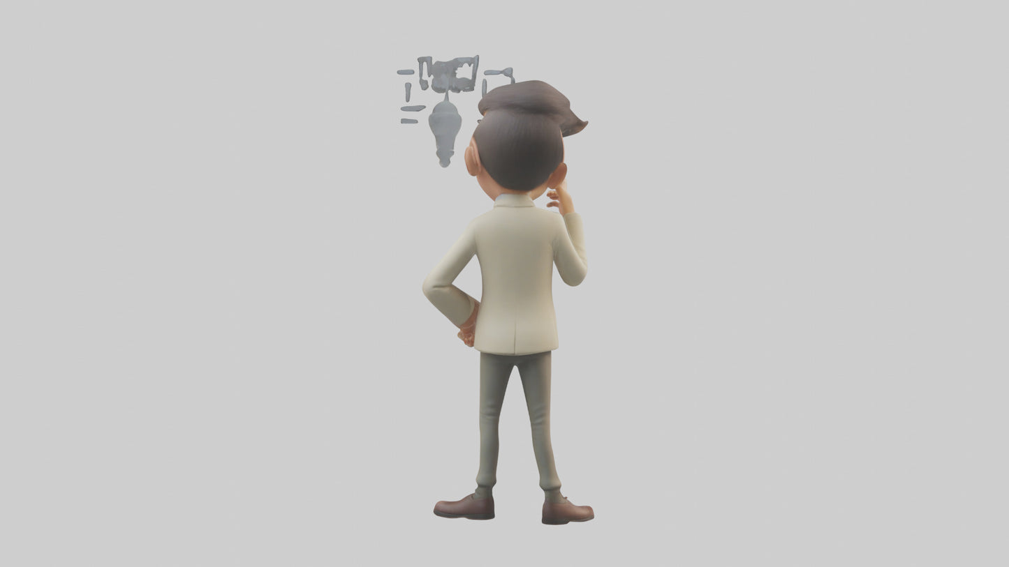 Cartoon Interpreter model 3D model
