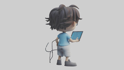 Cartoon IT Specialist model 2 3D model
