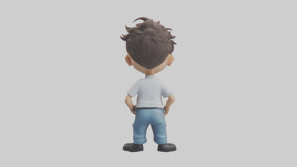 Cartoon IT Specialist model 3D model