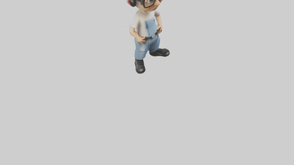 Cartoon IT Specialist model 3D model