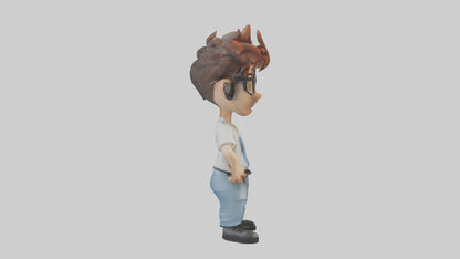 Cartoon IT Specialist model 3D model