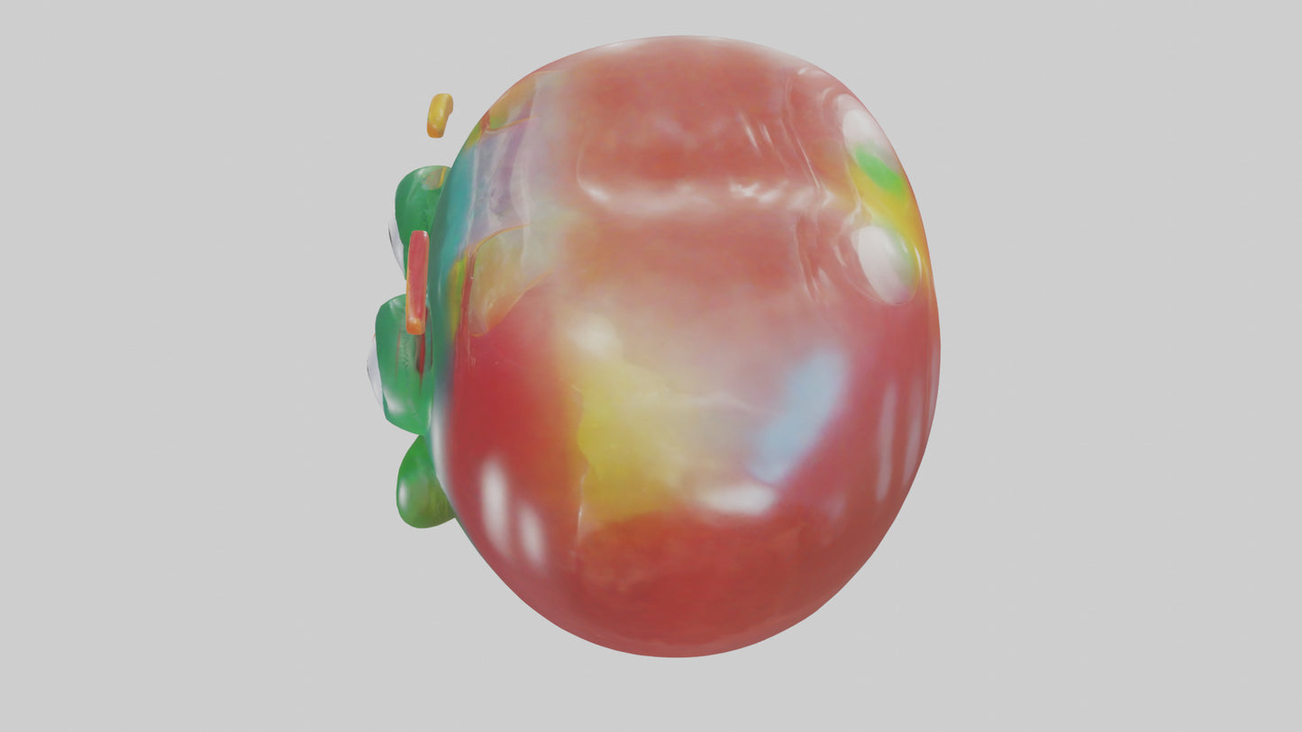 Cartoon Jelly Bean model 3D model