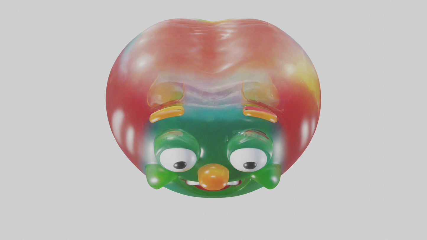 Cartoon Jelly Bean model 3D model