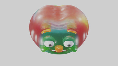 Cartoon Jelly Bean model 3D model