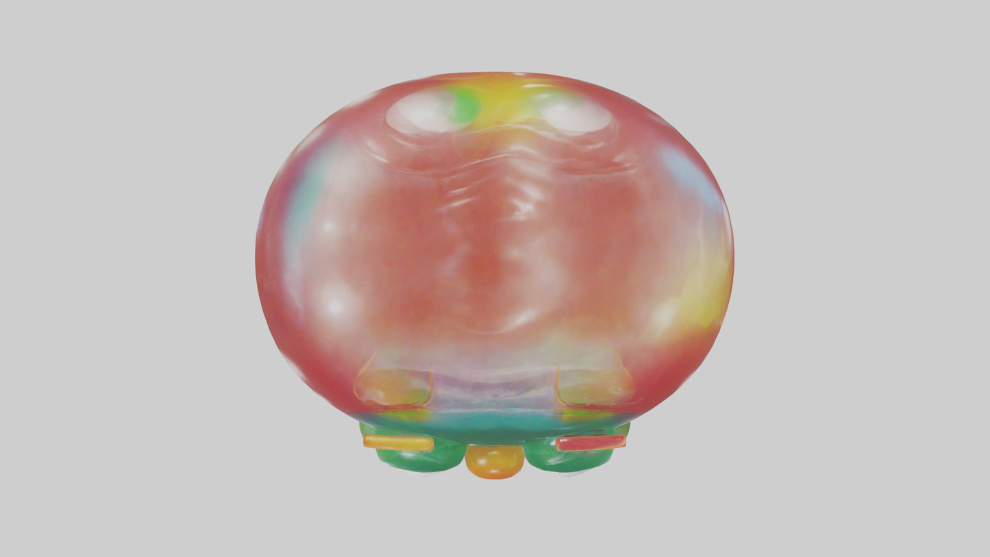 Cartoon Jelly Bean model 3D model