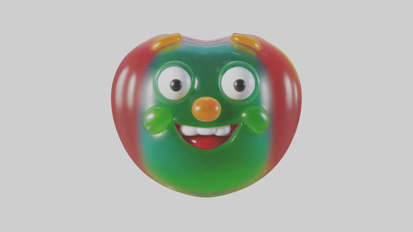 Cartoon Jelly Bean model 3D model