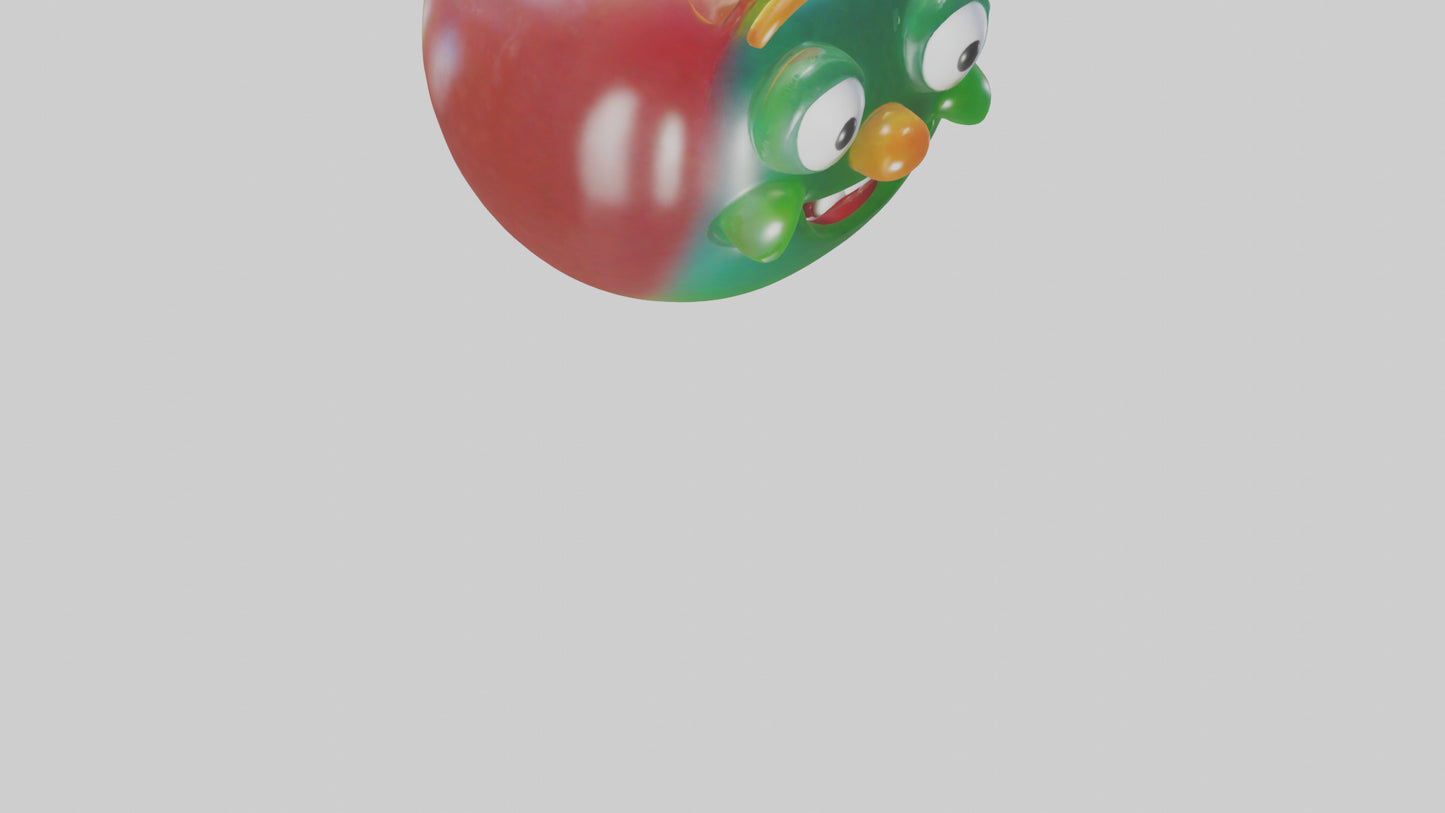 Cartoon Jelly Bean model 3D model