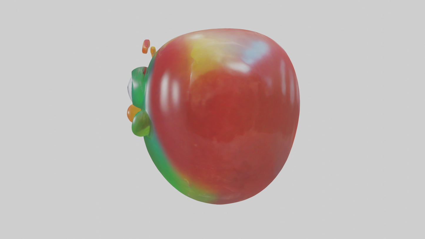 Cartoon Jelly Bean model 3D model