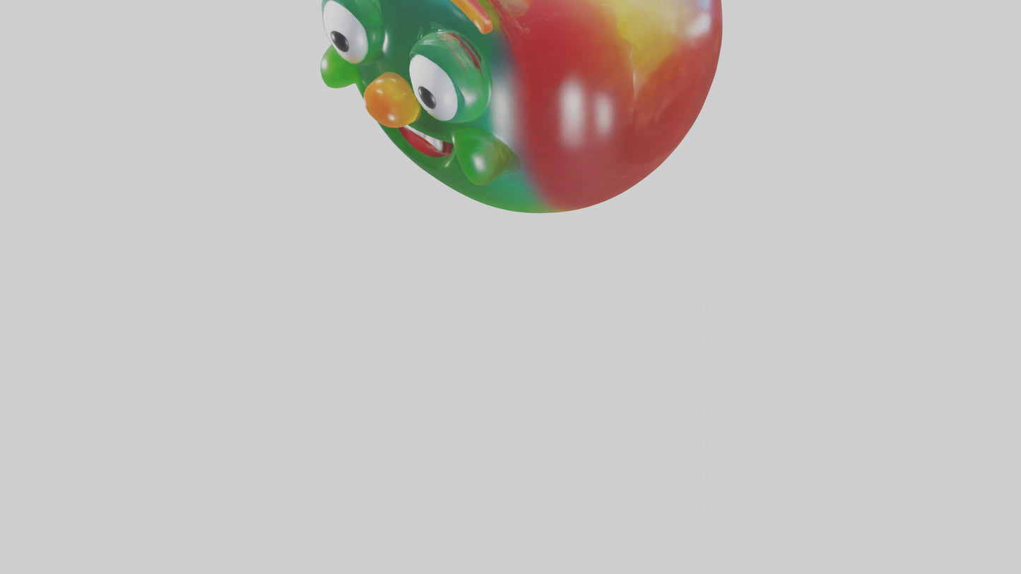 Cartoon Jelly Bean model 3D model