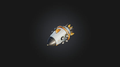 Cartoon Jetpack 3D model