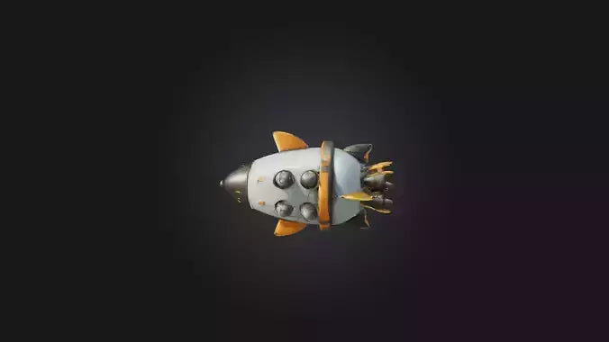 Cartoon Jetpack 3D model