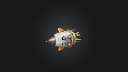 Cartoon Jetpack 3D model