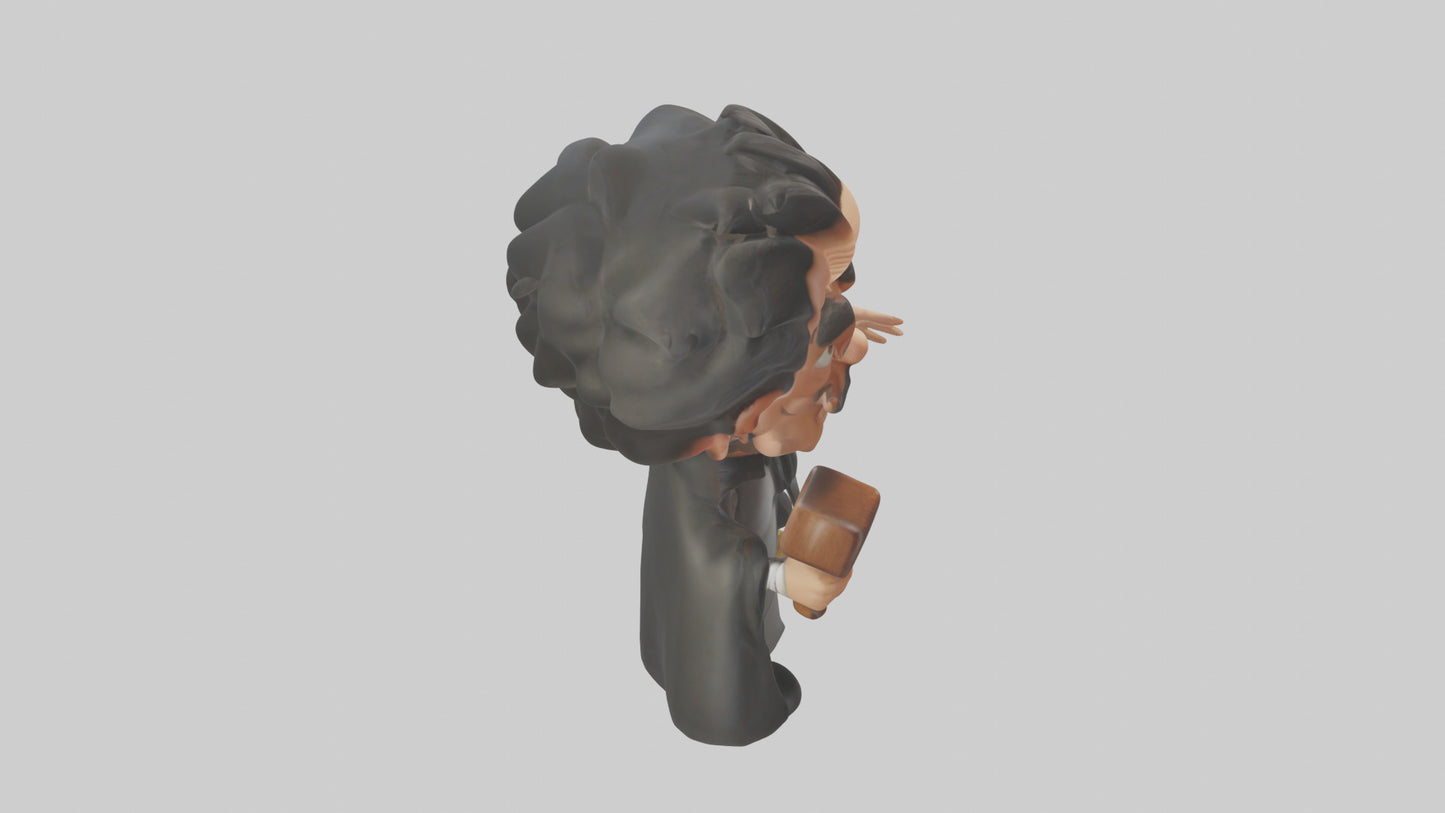 Cartoon Judge model 3D model