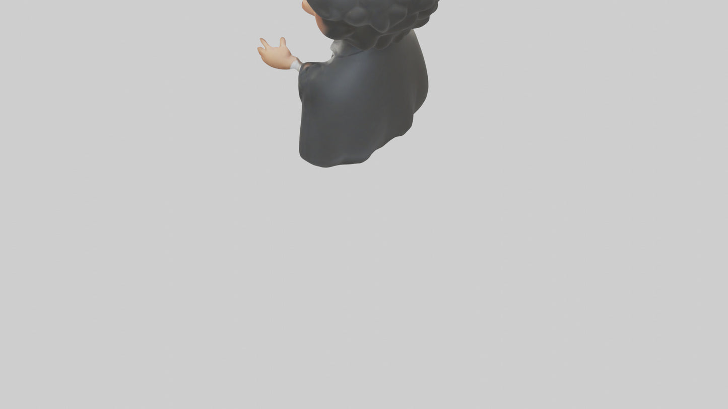 Cartoon Judge model 3D model