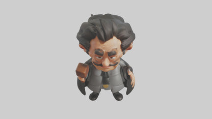 Cartoon Judge model 3D model