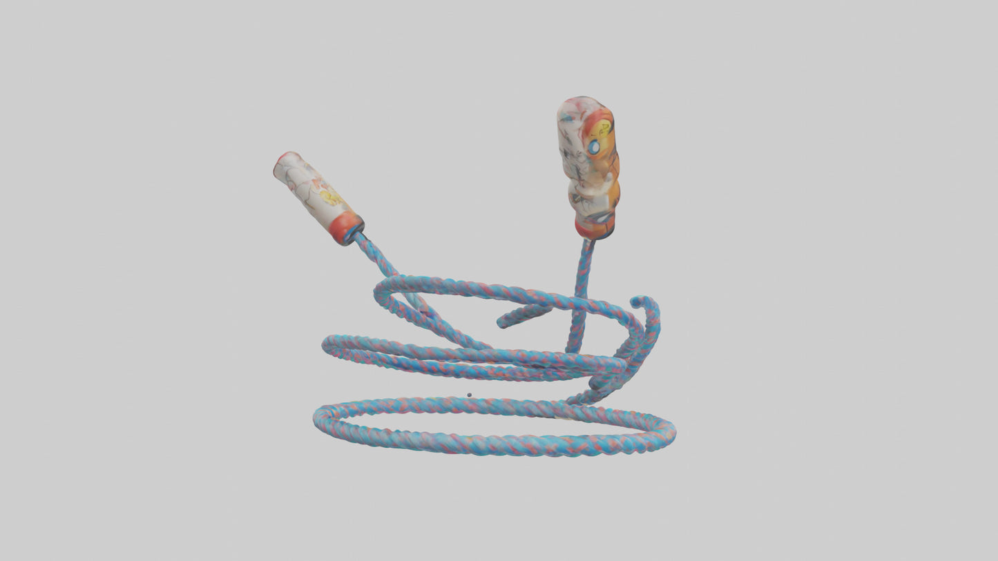 Cartoon Jump Rope model 3D model