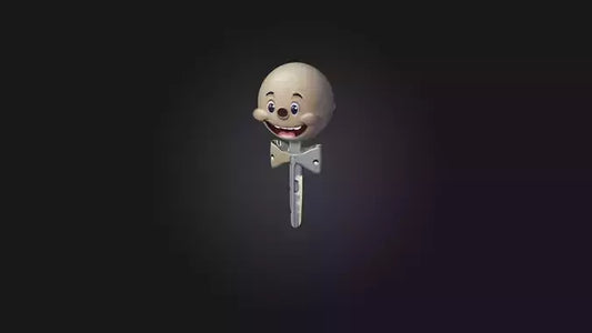 Cartoon Key 3D model