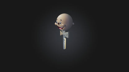 Cartoon Key 3D model