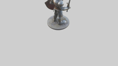 Cartoon Knight model 3D model