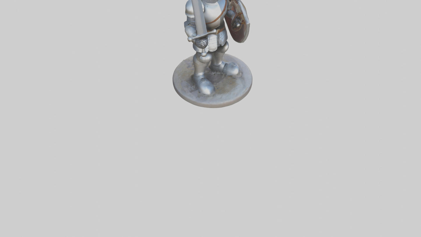 Cartoon Knight model 3D model