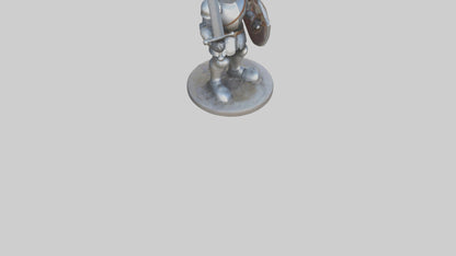 Cartoon Knight model 3D model