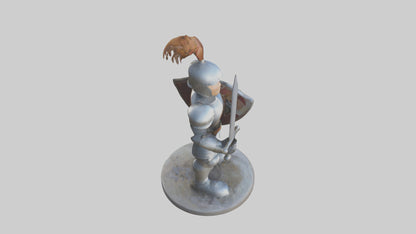 Cartoon Knight model 3D model
