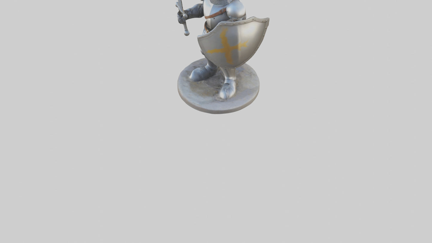 Cartoon Knight model 3D model