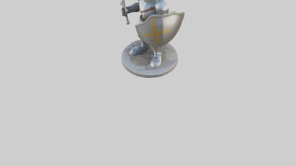 Cartoon Knight model 3D model