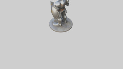 Cartoon Knight model 3D model