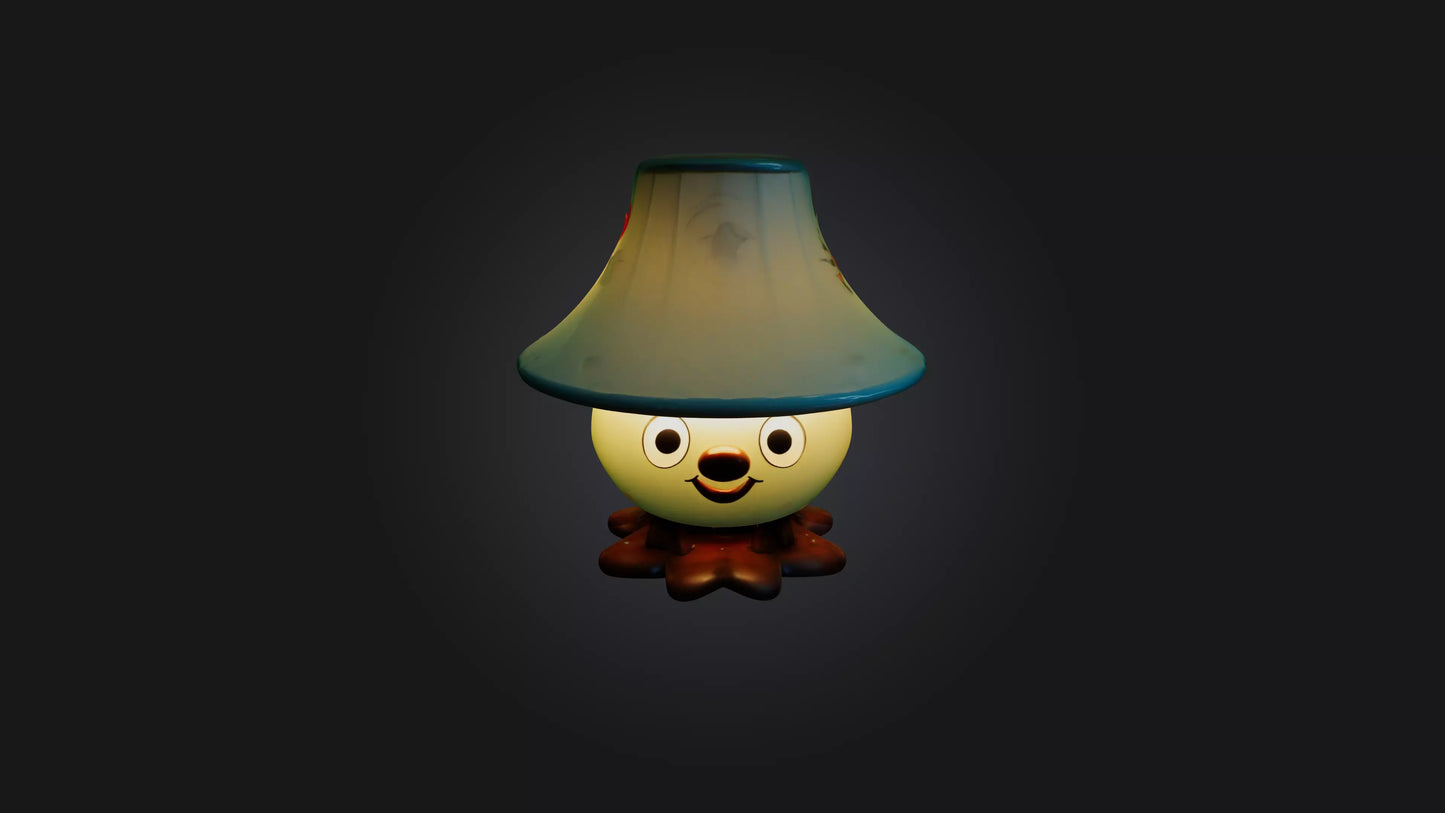 Cartoon Lamp 3D model