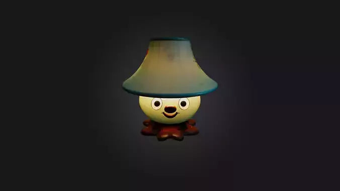 Cartoon Lamp 3D model
