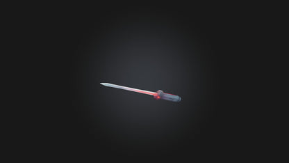 Cartoon Laser Sword 3D model