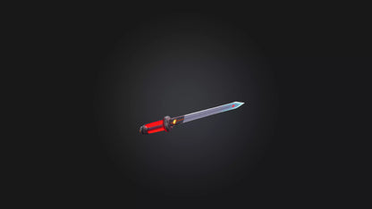 Cartoon Laser Sword 3D model