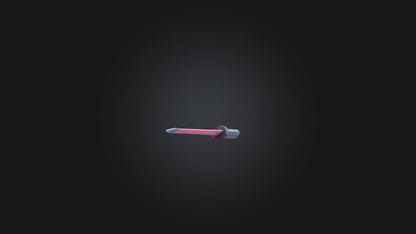 Cartoon Laser Sword 3D model