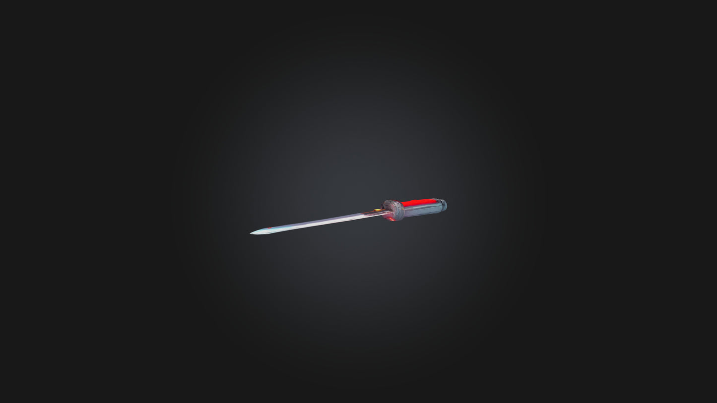 Cartoon Laser Sword 3D model