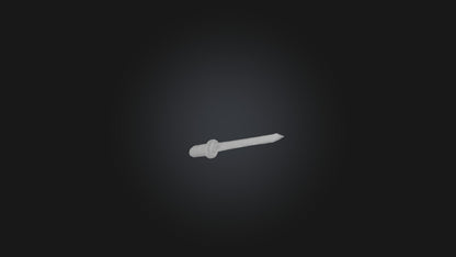 Cartoon Laser Sword 3D model