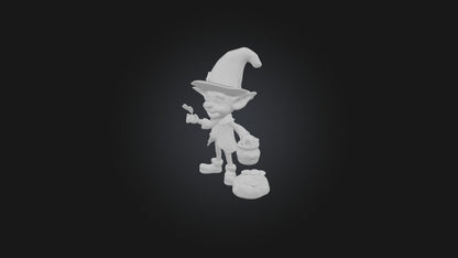 3D model Cartoon Leprechaun VR / AR / low-poly
