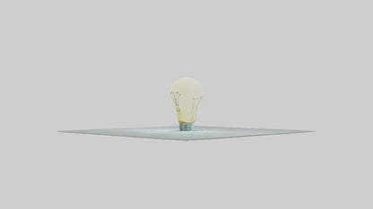 Cartoon Light Bulb model 3D model