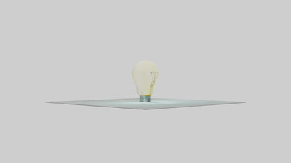 Cartoon Light Bulb model 3D model