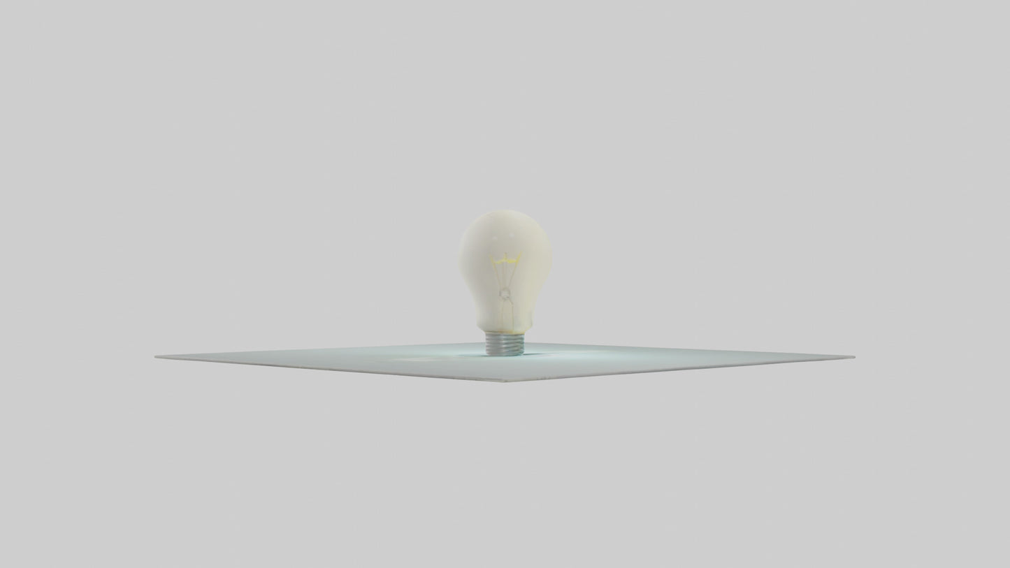 Cartoon Light Bulb model 3D model