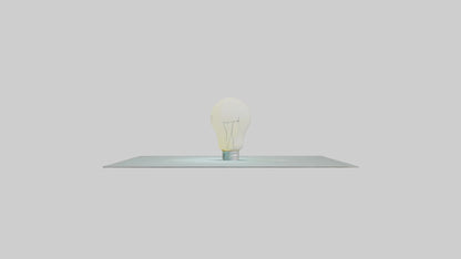 Cartoon Light Bulb model 3D model