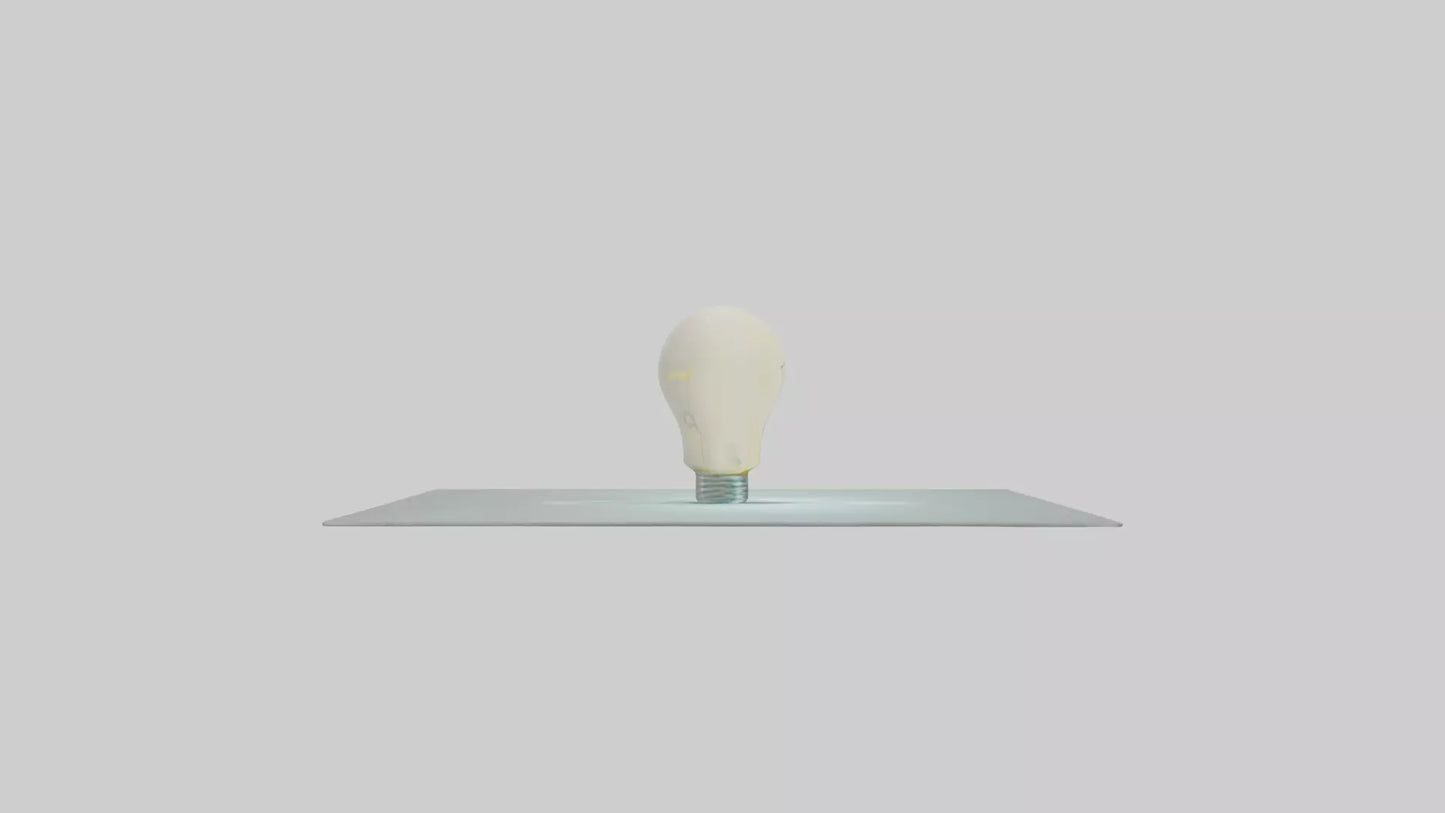 Cartoon Light Bulb model 3D model