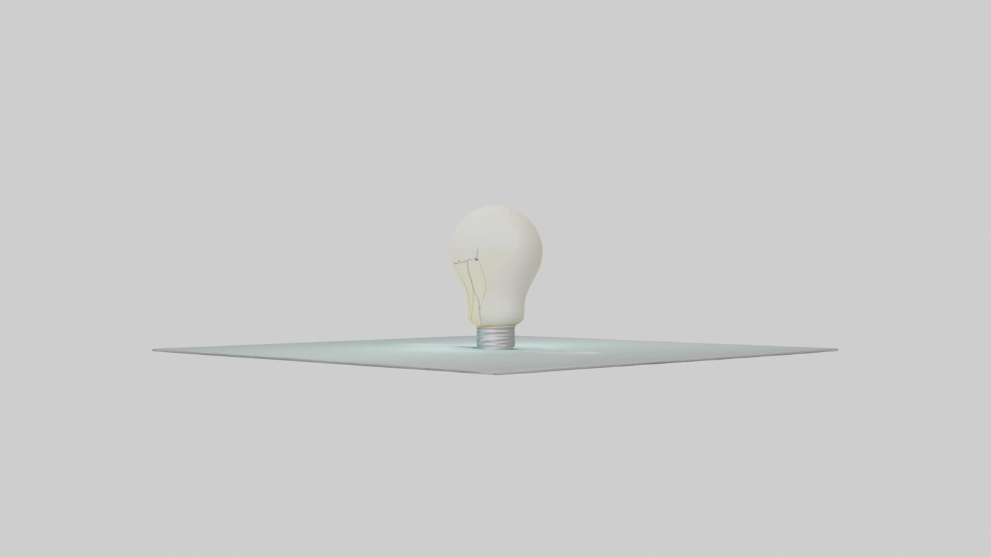 Cartoon Light Bulb model 3D model