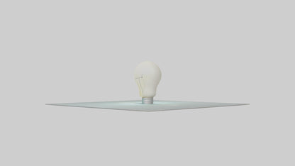 Cartoon Light Bulb model 3D model