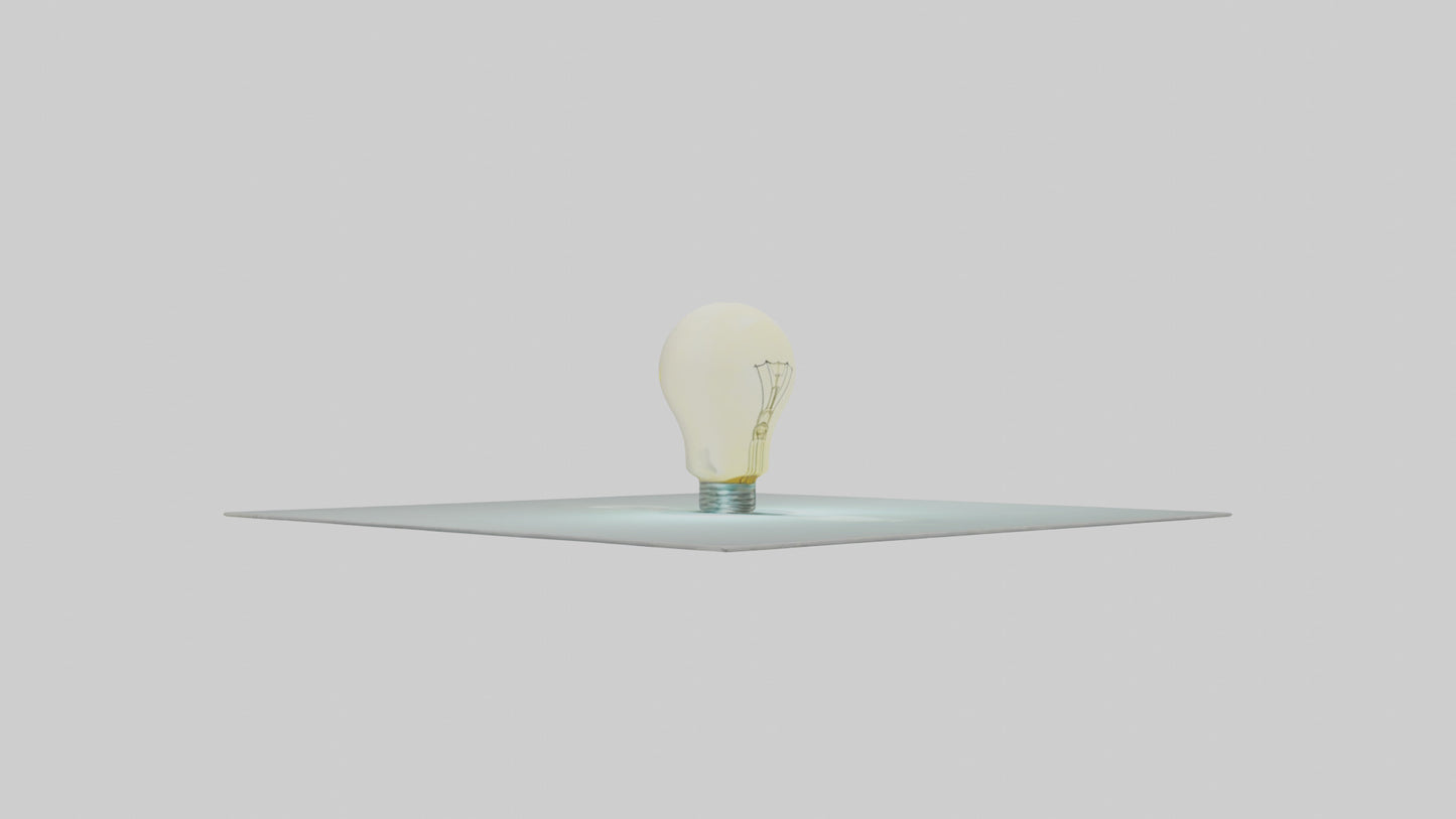 Cartoon Light Bulb model 3D model