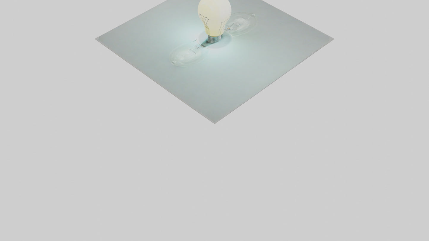 Cartoon Light Bulb model 3D model