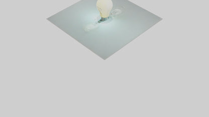 Cartoon Light Bulb model 3D model