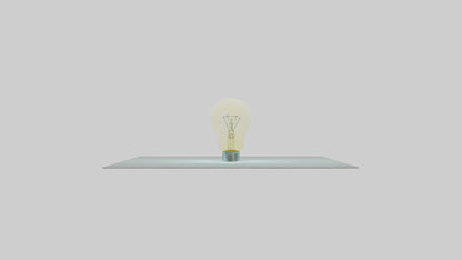 Cartoon Light Bulb model 3D model