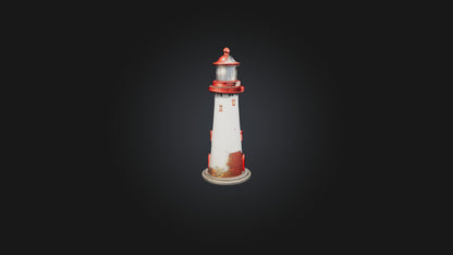 Cartoon Lighthouse 3D model