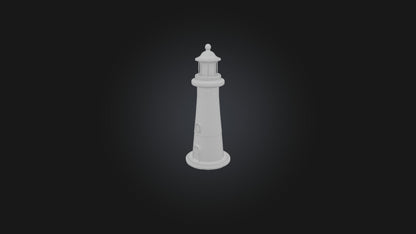 Cartoon Lighthouse 3D model